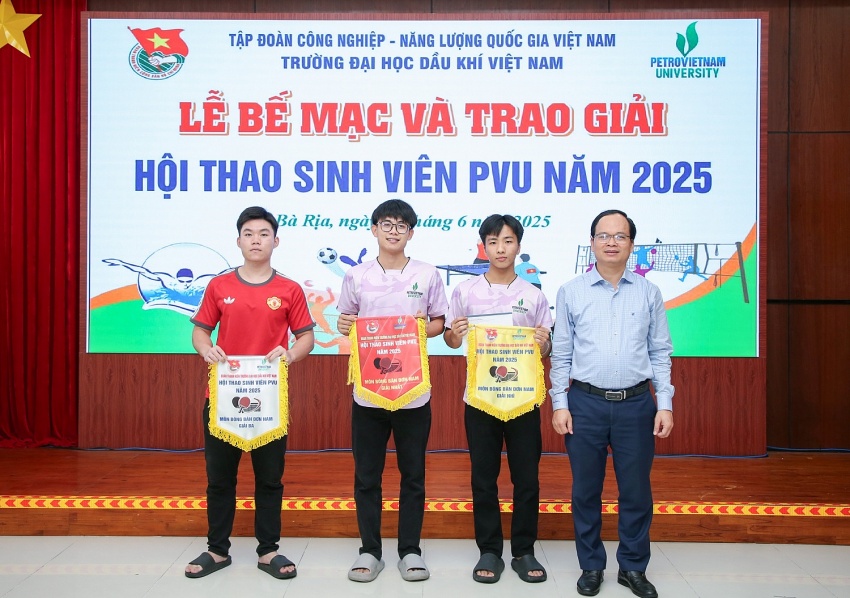 Sôi động Hội thao Sinh viên PVU 2025: Dấu ấn tuổi trẻ, gắn kết và phát triển toàn diện