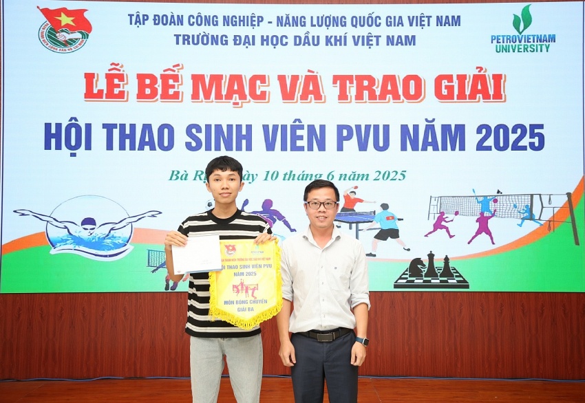 Sôi động Hội thao Sinh viên PVU 2025: Dấu ấn tuổi trẻ, gắn kết và phát triển toàn diện