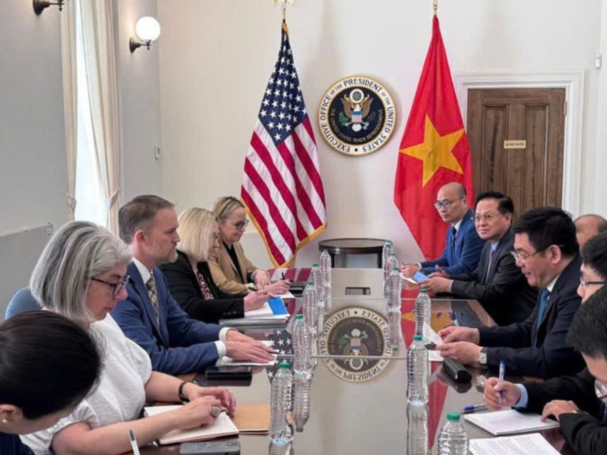 Đại sứ Jamieson Greer, Trưởng Đại diện Thương mại Mỹ đánh giá cao thiện chí, nỗ lực của Việt Nam trong suốt quá trình đàm phán. Ảnh: Vietnam+