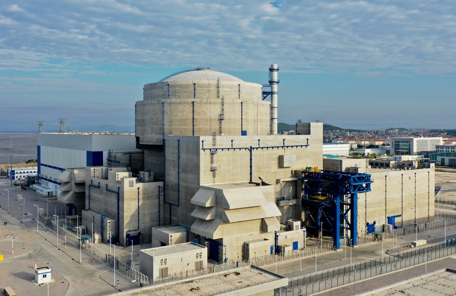 Nhà máy điện hạt nhân số 6 thuộc Tập đoàn hạt nhân quốc gia Trung Quốc (CNNC) tại Phúc Thanh, tỉnh Phúc Kiến, Trung Quốc. Ảnh: Xinhua