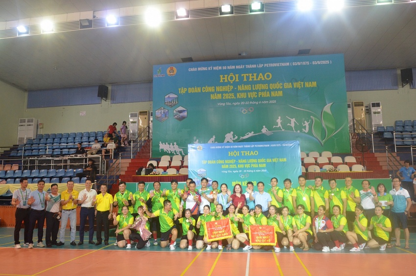 Rộn ràng không khí khai mạc Hội thao Petrovietnam khu vực phía Nam năm 2025