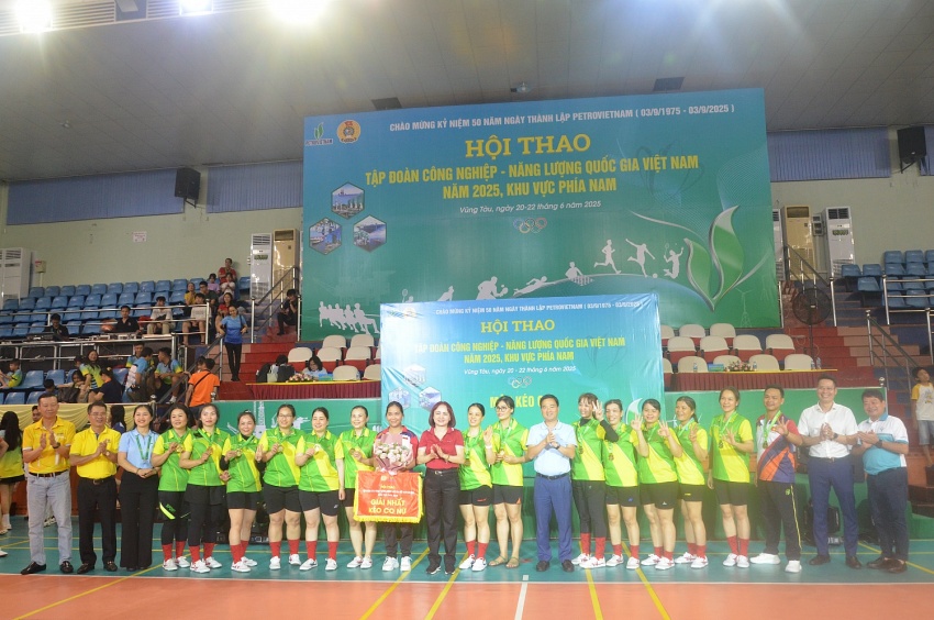 Rộn ràng không khí khai mạc Hội thao Petrovietnam khu vực phía Nam năm 2025