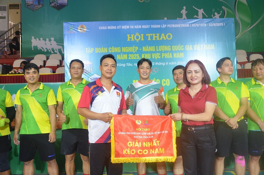 Rộn ràng không khí khai mạc Hội thao Petrovietnam khu vực phía Nam năm 2025