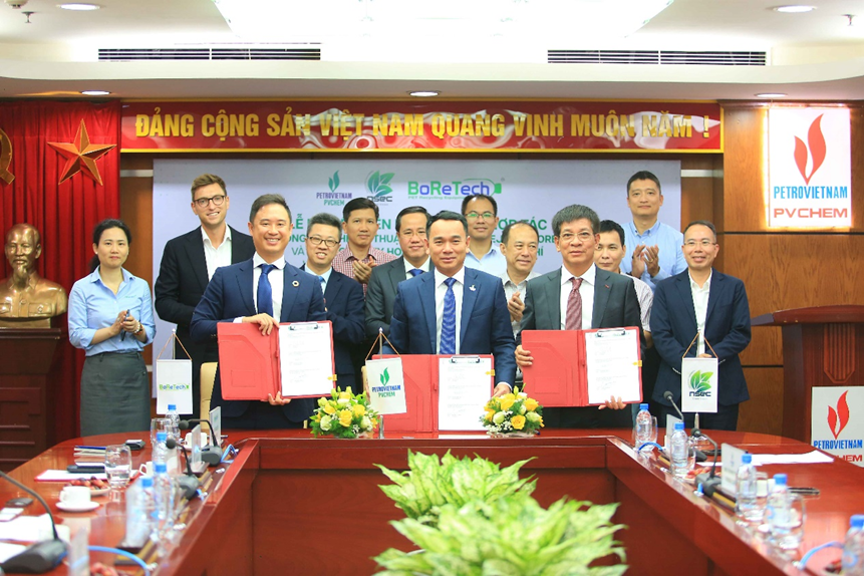 PVChem, BoReTech và NSEC hợp tác chuyển giao công nghệ và bao tiêu sản phẩm rPET