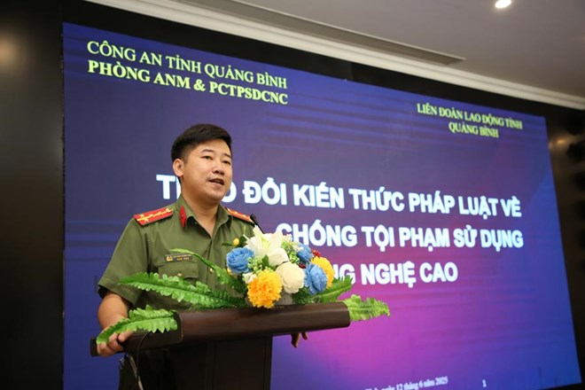 Xây dựng cẩm nang số hóa để công nhân không bị lừa trên không gian mạng