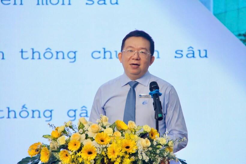 TS. Lê Ngọc Trung – Hiệu trưởng Trường Cao đẳng Kinh tế Đối ngoại TP. Hồ Chí Minh. Ảnh: Sỹ Đồng