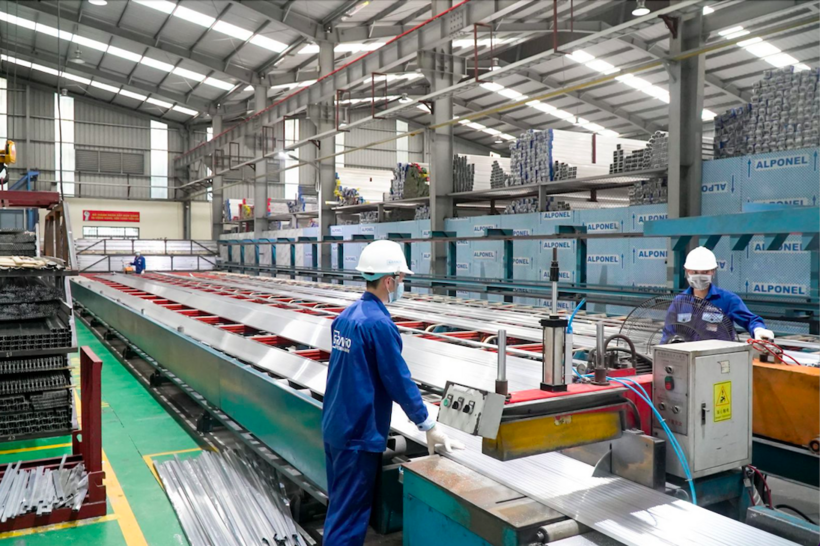 Ngành nhôm đã có bước tăng trưởng mạnh mẽ trong những năm qua. Ảnh minh hoạ
