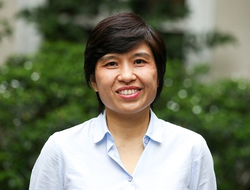 GS.TS Vũ Thị Thu Hà, Phó Viện trưởng Viện Hóa học công nghiệp Việt Nam. Ảnh: Khánh Long