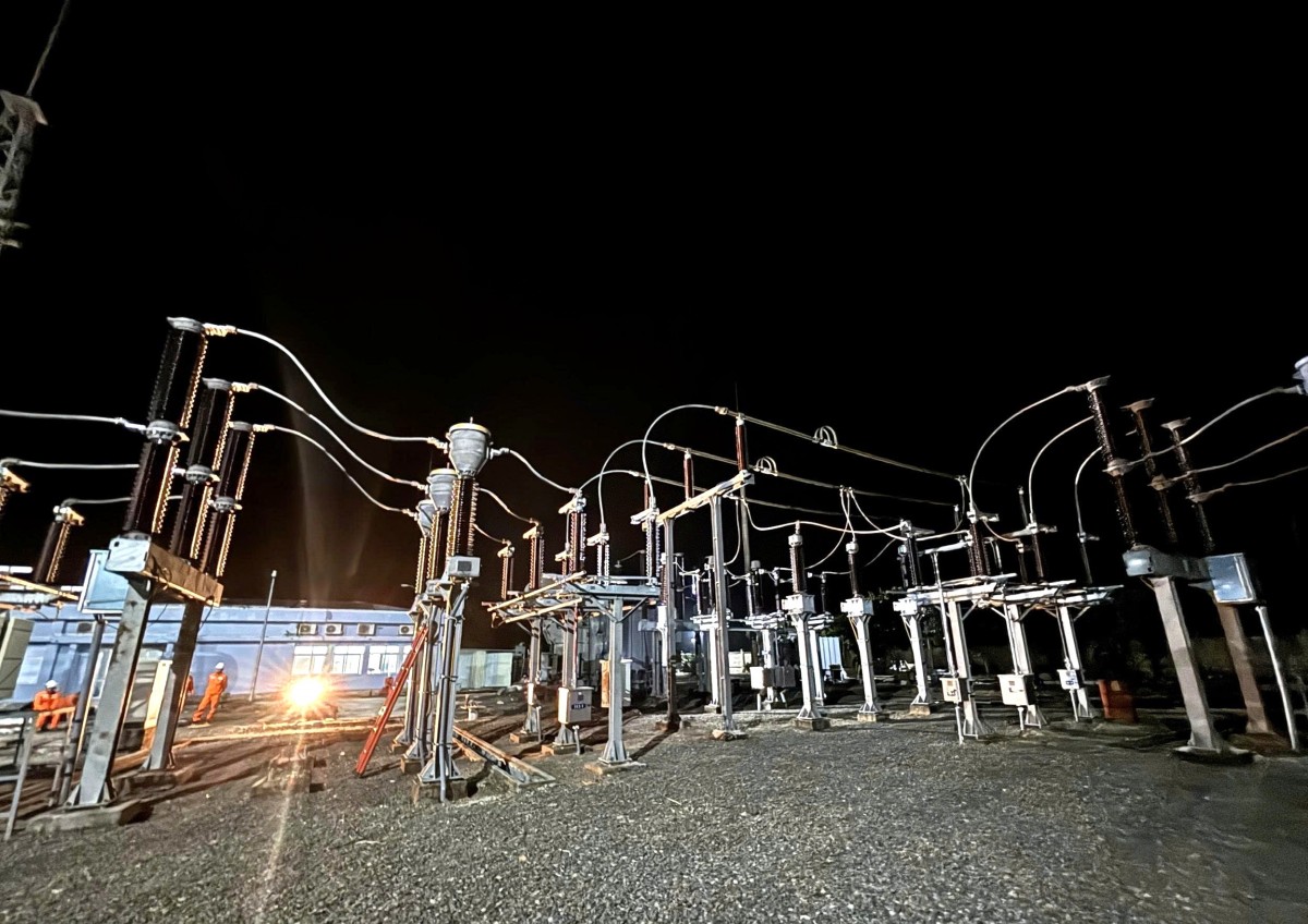 EVNSPC đóng điện 72 công trình lưới điện 110kV trong 6 tháng đầu năm 2025