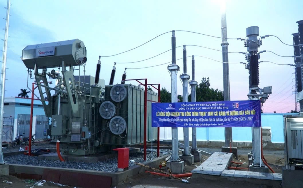 EVNSPC đóng điện 72 công trình lưới điện 110kV trong 6 tháng đầu năm 2025