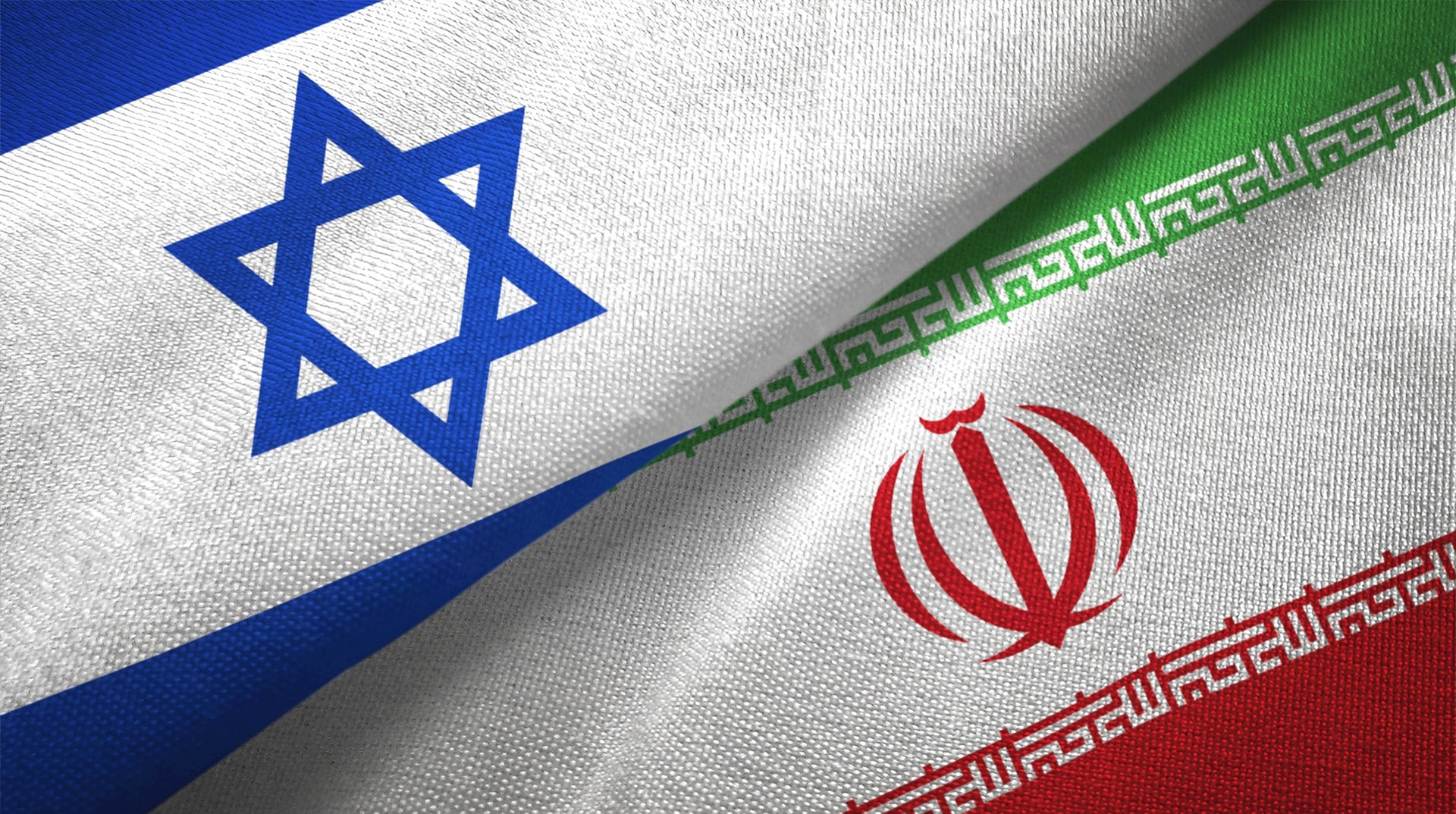 ‏Quốc kỳ Israel và quốc kỳ Iran. Ảnh: Adobe‏