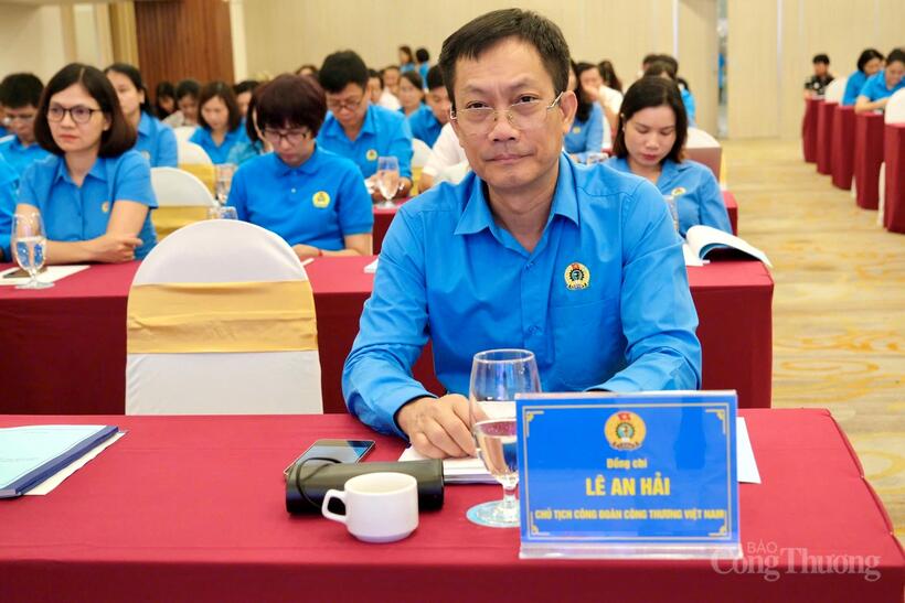 Đồng chí Lê An Hải, Chủ tịch Công đoàn Công Thương Việt Nam
