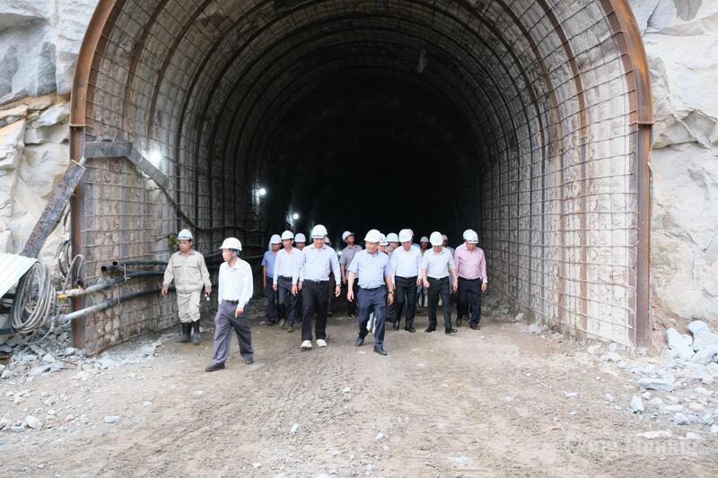 Thứ trưởng Nguyễn Hoàng Long cùng đoàn công tác đã đến thị sát tại dự án Thủy điện tích năng Bác Ái