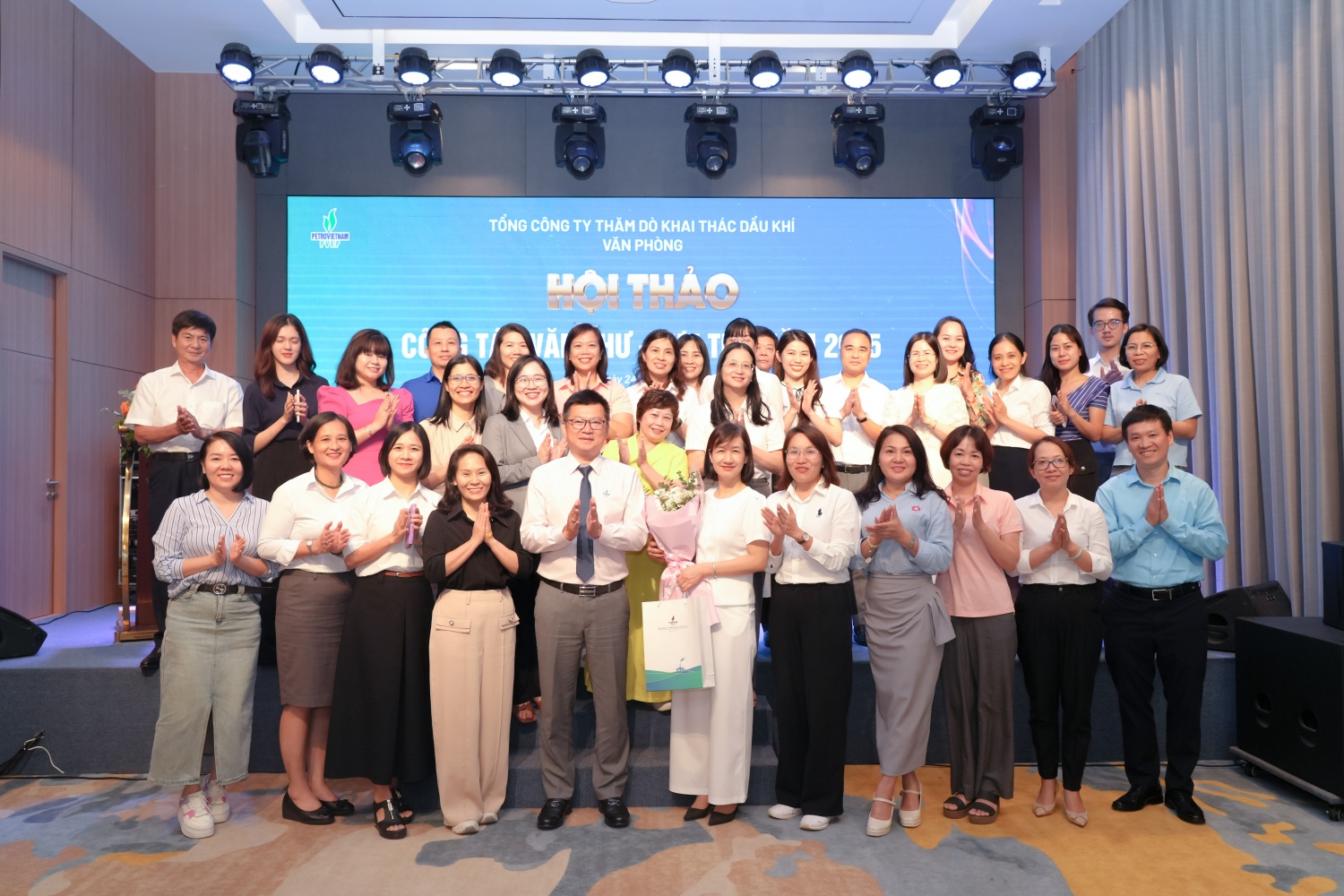 Đẩy mạnh công tác lưu trữ số hoá tài liệu, văn thư tại PVEP