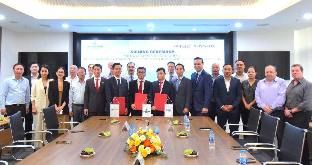 PTSC và Yinson Production ký Hợp đồng cung cấp FSO cho dự án Lô B