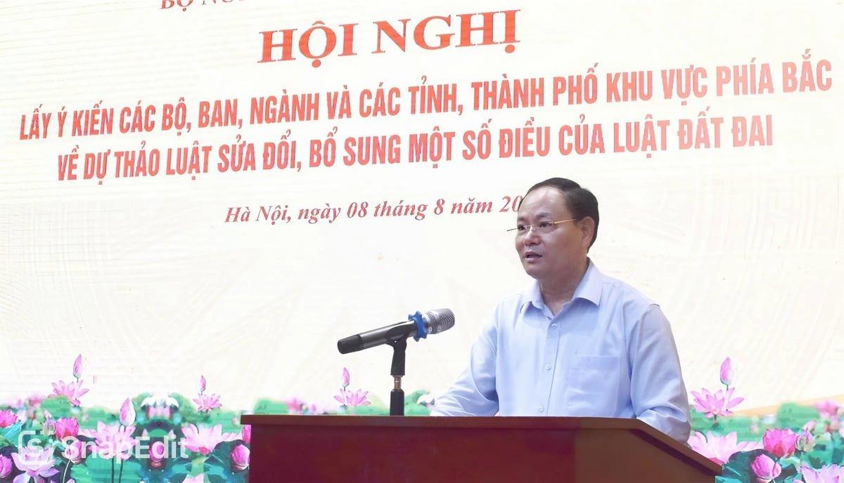 Thứ trưởng Lê Minh Ngân phát biểu chỉ đạo Hội nghị. Ảnh Internet
