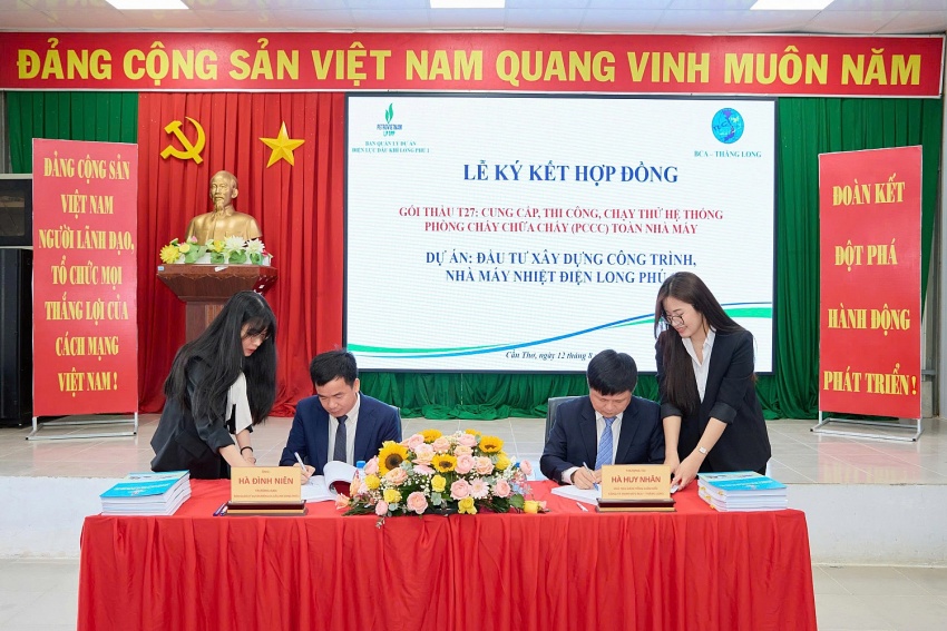 Ký kết hợp đồng gói thầu phòng cháy chữa cháy dự án NMNĐ Long Phú 1 Ký kết hợp đồng gói thầu phòng cháy chữa cháy dự án NMNĐ Long Phú 1