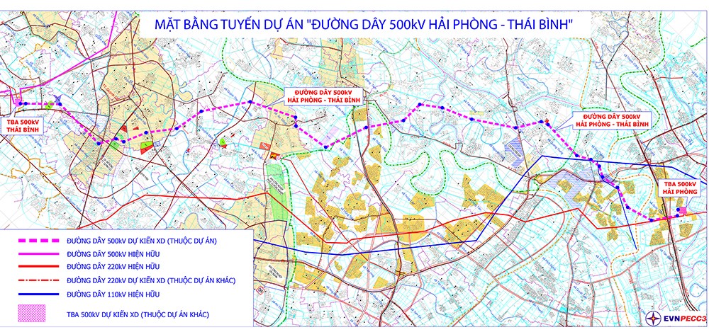 Khởi công dự án đường dây 500kV Hải Phòng - Thái Bình Khởi công dự án đường dây 500kV Hải Phòng - Thái Bình