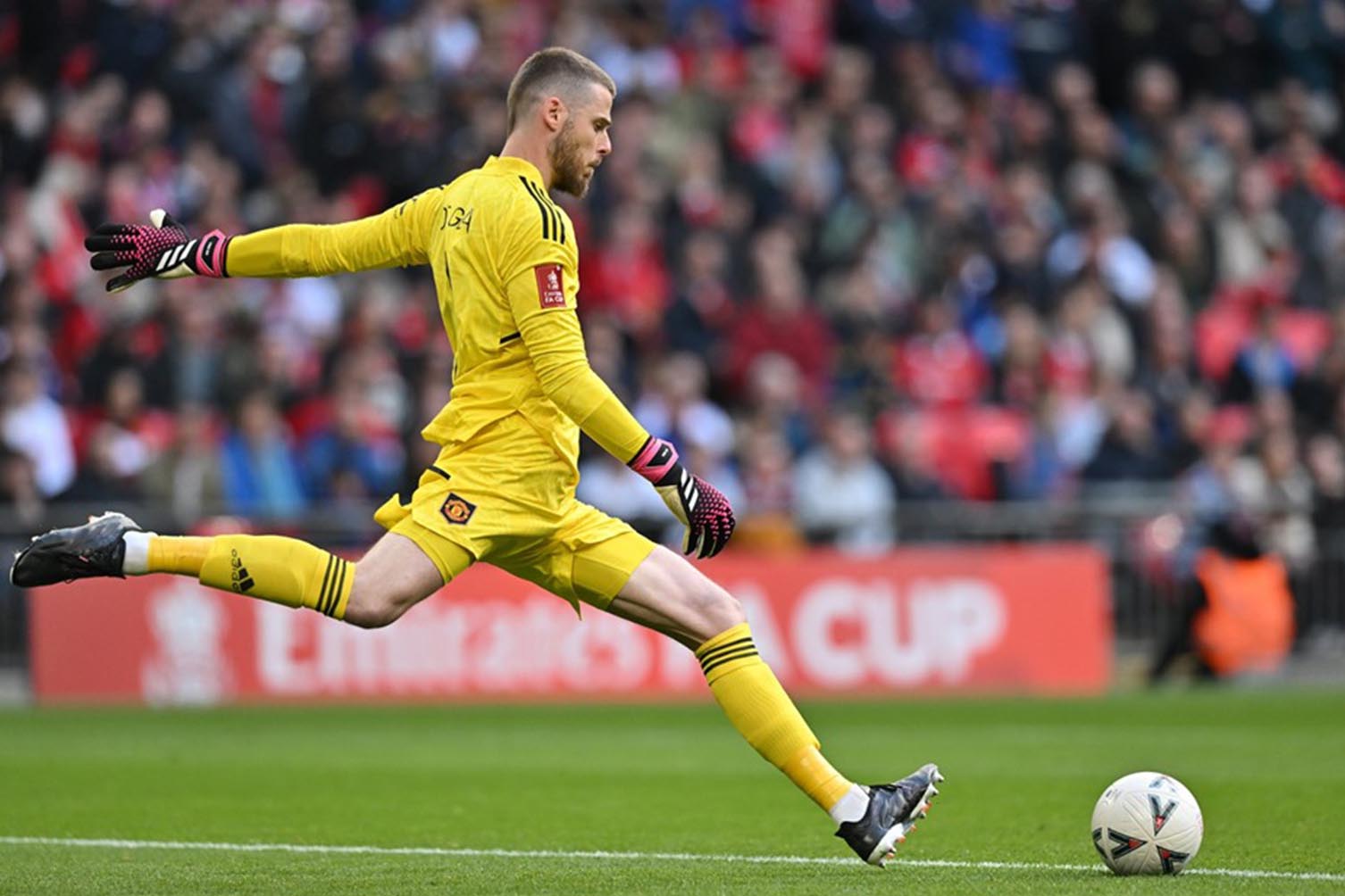 David De Gea là cầu thủ xuất sắc nhất Man United sau kỷ nguyên của Sir Alex Ferguson. Ảnh: AFP