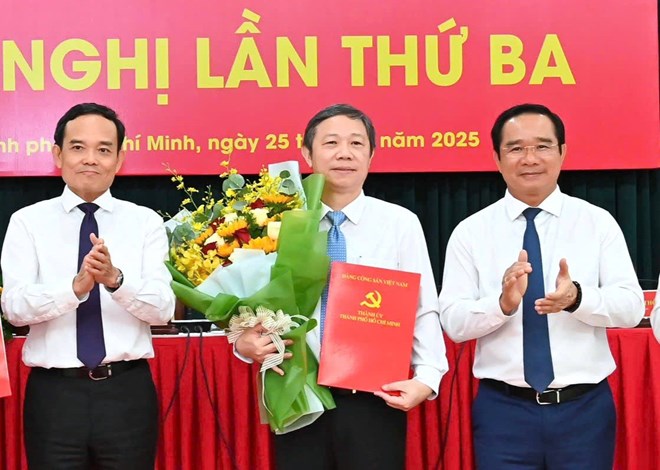 Ông Dương Anh Đức làm Trưởng Ban Tuyên giáo và Dân vận Thành ủy TPHCM