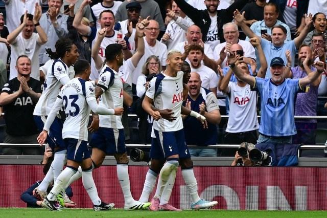 Tottenham giành chiến thắng thuyết phục trước Man City. Ảnh: AFP