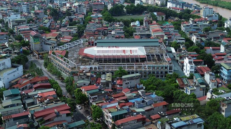 Toàn cảnh Chợ du lịch Lào Cai sắp bán đấu giá. Ảnh: Đinh Đại