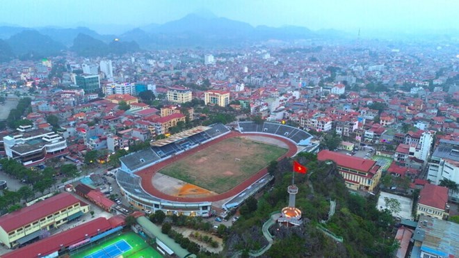 Hàng chục lô đất ở trung tâm tỉnh Lạng Sơn chuẩn bị lên sàn đấu giá. Ảnh: Khánh Linh
