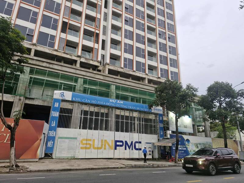 Các dự án chung cư, căn hộ đang triển khai tại Đà Nẵng. Ảnh: Thu Giang