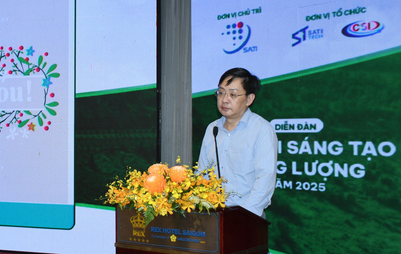 Ông Đặng Hải Dũng, Phó Cục trưởng Cục Đổi mới sáng tạo, Chuyển đổi xanh và Khuyến công (Bộ Công Thương). Ảnh: Minh Khuê