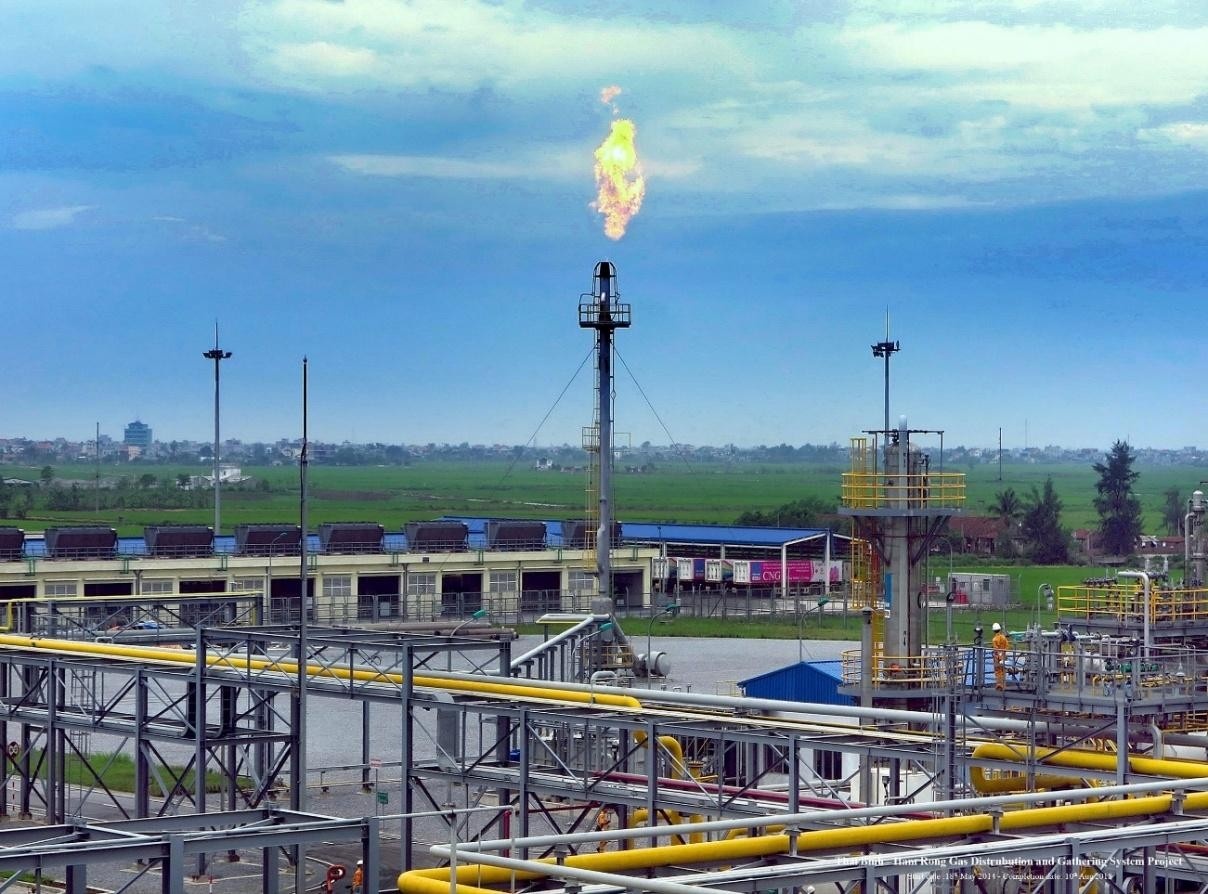 Trung tâm phân khối khí Tiền Hải, thuộc hệ thống khí HRTB Trung tâm phân khối khí Tiền Hải, thuộc hệ thống khí HRTB