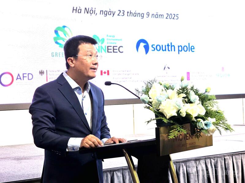 Ông Nguyễn Tuấn Quang - Phó Cục trưởng Cục Biến đổi khí hậu (Bộ Nông nghiệp và Môi trường).