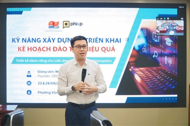 Vietsovpetro tổ chức khóa đào tạo “Kỹ năng xây dựng và triển khai kế hoạch đào tạo hiệu quả”