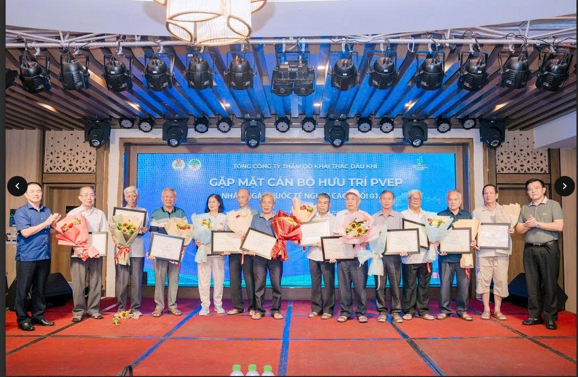 PVEP tổ chức gặp mặt cán bộ hưu trí nhân Ngày Quốc tế Người cao tuổi 1/10 PVEP tổ chức gặp mặt cán bộ hưu trí nhân Ngày Quốc tế Người cao tuổi 1/10