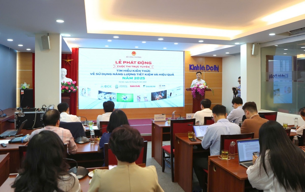 Phát động cuộc thi trực tuyến ‘Tìm hiểu kiến thức về sử dụng năng lượng tiết kiệm, hiệu quả 2025’ Phát động cuộc thi trực tuyến ‘Tìm hiểu kiến thức về sử dụng năng lượng tiết kiệm, hiệu quả 2025’