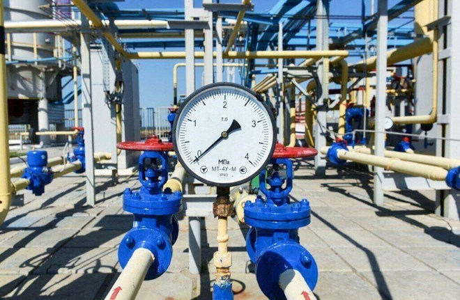 Một cơ sở khí đốt của Naftogaz ở Ukraina. Ảnh: AFP