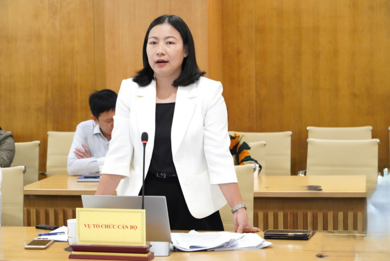 Bà Vũ Thị Là, Phó Vụ trưởng Vụ Tổ chức cán bộ (Bộ Khoa học và Công nghệ). Ảnh: Bộ Khoa học và Công nghệ