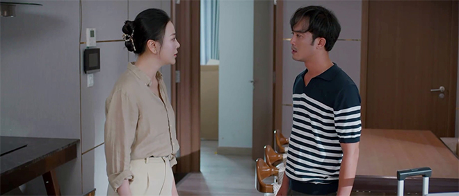 Khi đối mặt với Đăng, Mỹ Anh thể hiện thái độ kiên quyết, mạnh mẽ. Ảnh: VFC