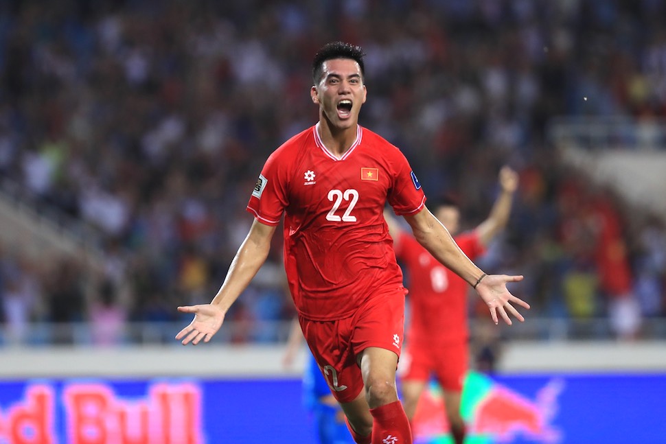 Tiến Linh chỉ mới ghi được 1 bàn thắng trong 5 trận gần nhất. Ảnh: Minh Dân