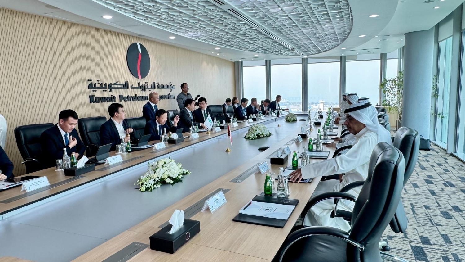 Petrovietnam tăng cường hợp tác chiến lược với Tập đoàn Dầu khí Quốc gia Kuwait