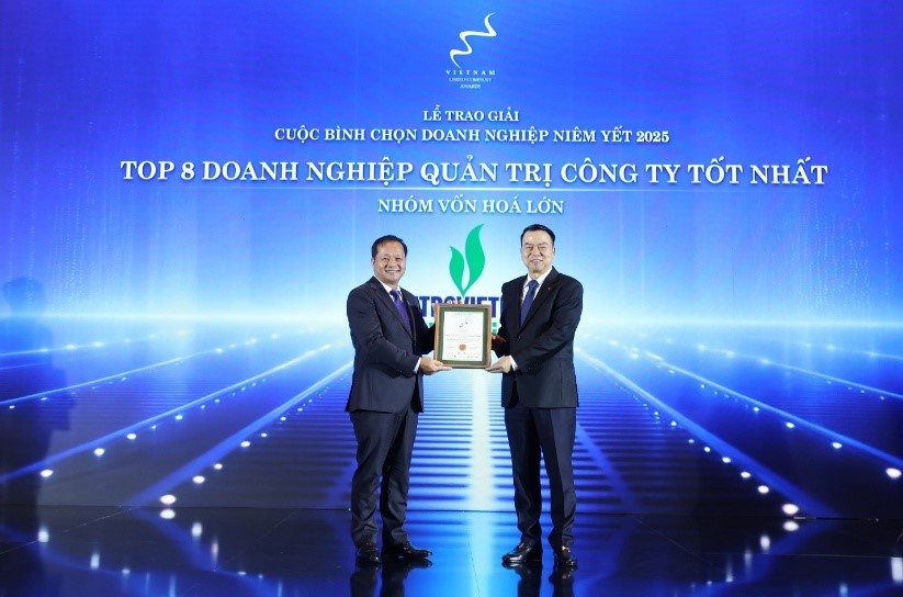 PV Drilling được vinh danh 3 hạng mục tại Cuộc bình chọn Doanh nghiệp niêm yết 2025