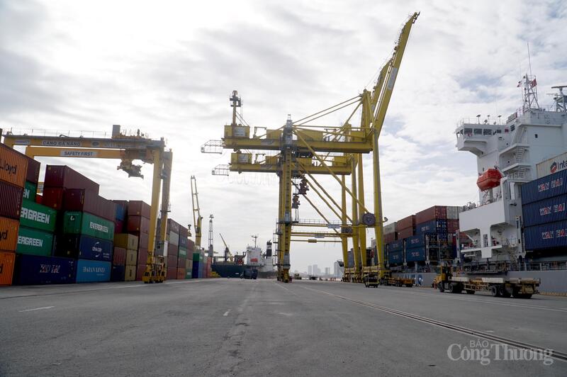 Bến tàu container có năng lực đón tàu 4.000 TEU, lớn nhất khu vực miền Trung.