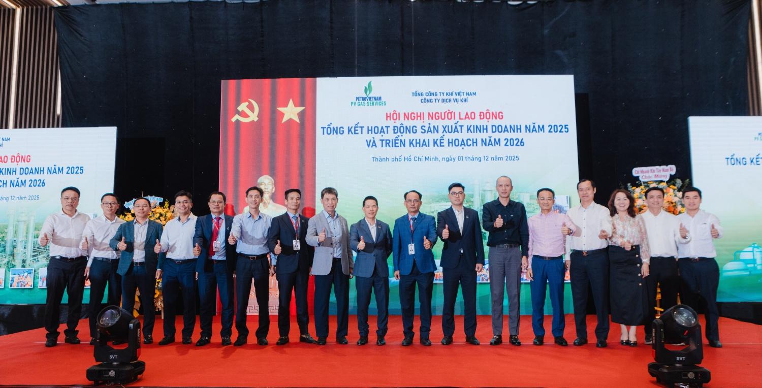 Lãnh đạo Tổng công ty và PV GAS SERVICES tại Hội nghị
