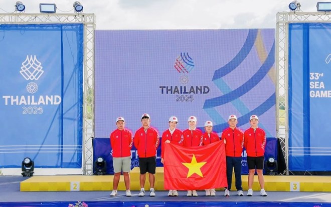 Đội tuyển golf Việt Nam về nước với 3 tấm huy chương SEA Games 33