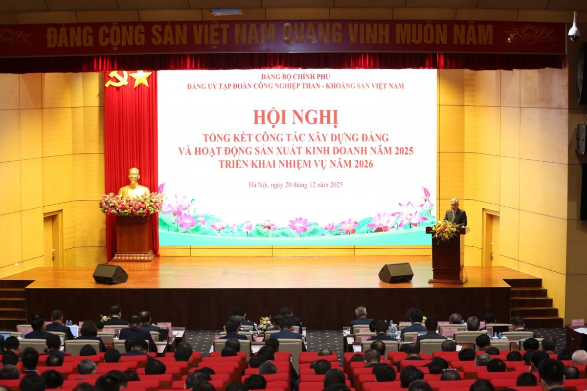 TKV tổng kết hoạt động sản xuất, kinh doanh năm 2025, triển khai nhiệm vụ 2026