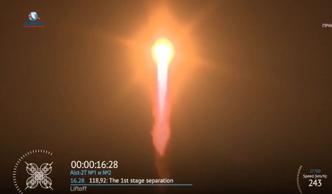 Nga phóng cùng lúc 52 vệ tinh lên quỹ đạo, có cả vệ tinh Iran