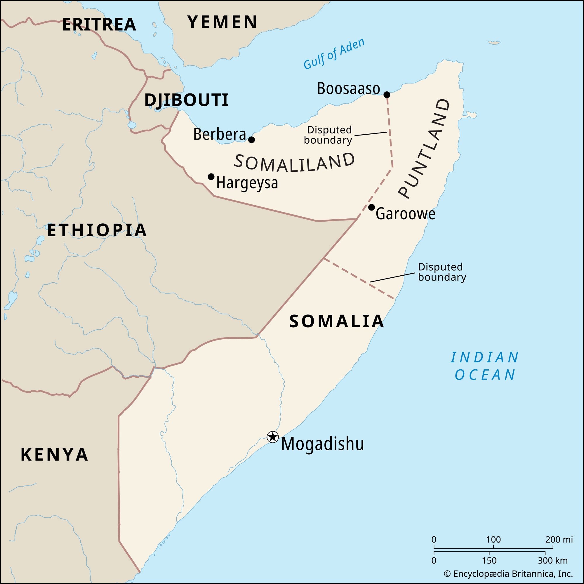 Somaliland | Historical Region, Self-Declared State in ...
