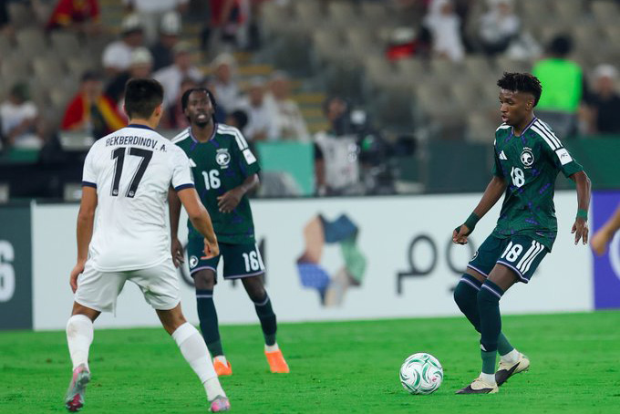 U23 Saudi Arabia chưa để lại nhiều dấu ấn về mặt chiến thuật sau 2 trận đầu vòng bảng. Ảnh: SAFF
