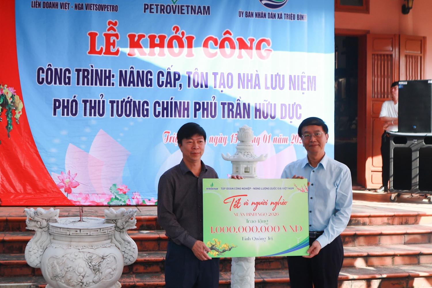 Petrovietnam tổ chức các hoạt động tri ân nhân 116 năm ngày sinh cố Phó Thủ tướng Trần Hữu Dực