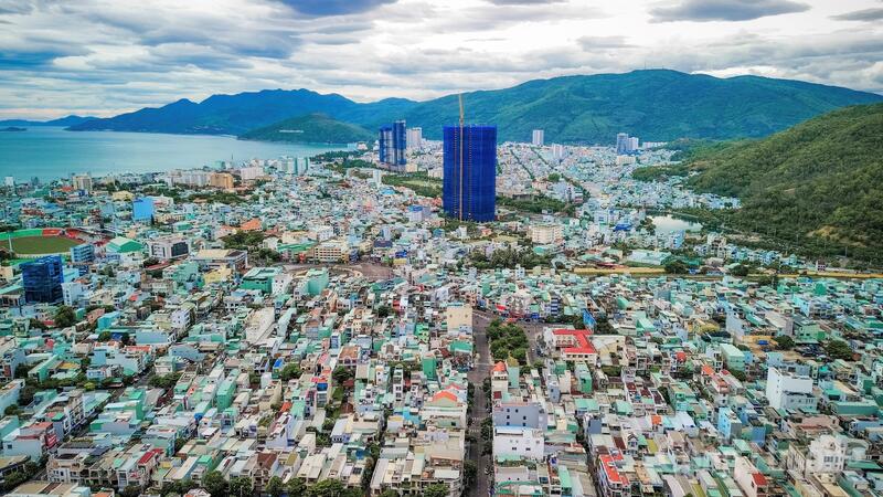Trung tâm đô thị Quy Nhơn nhìn từ trên cao. Ảnh minh hoạ: Hiền Mai