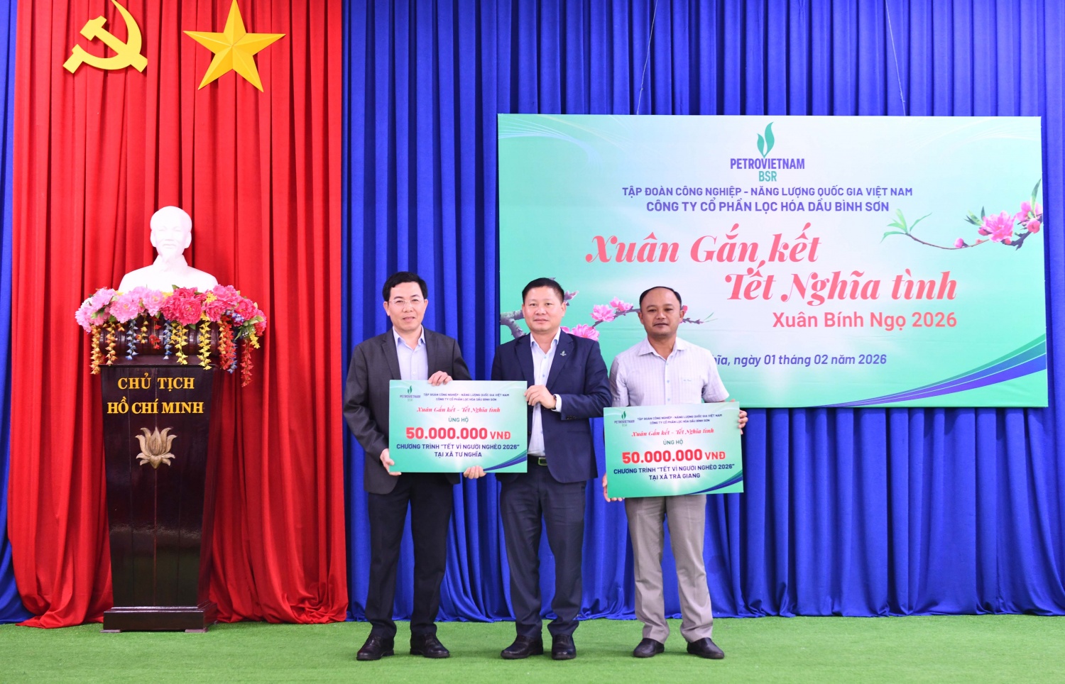 BSR lan tỏa chương trình “Petrovietnam: Xuân Gắn kết - Tết Nghĩa tình” tại Quảng Ngãi BSR lan tỏa chương trình “Petrovietnam: Xuân Gắn kết - Tết Nghĩa tình” tại Quảng Ngãi